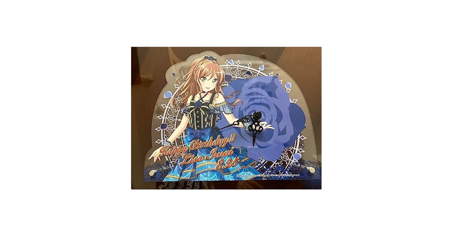 Amazon.co.jp: バンドリ 今井リサ バースデーグッズ(置時計